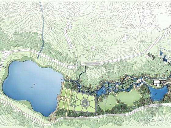 新中式园林景区资料下载-[湖北]古隆中风景区景观规划设计方案