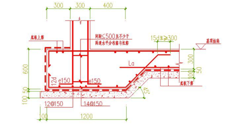 建筑结构设计优化--基础部分（PDF，54页）-地下室外墙采用条形基础