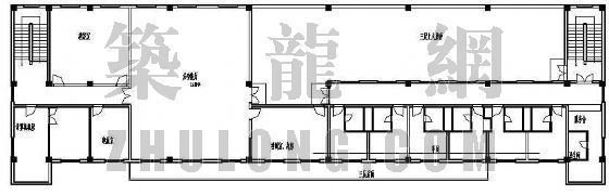 某办公楼建筑平面设计方案-2