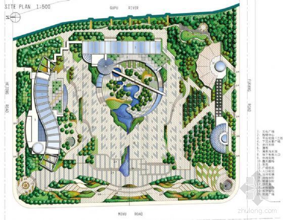 DOVRE港海滨景观资料下载-上海滨水公园景观设计方案