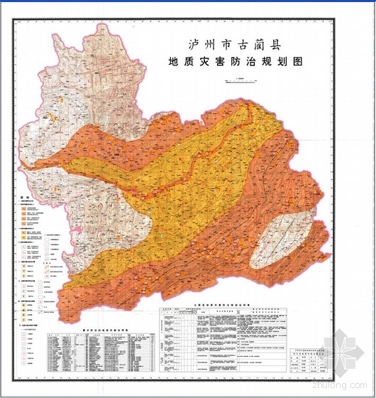 四川工程地质图资料下载-四川省泸州市古蔺县地灾图