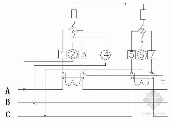 电流表电表互感器接线图资料下载-各种三相电度表接线图