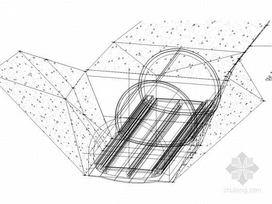 三维线路模型资料下载-隧道洞口三维模型展示