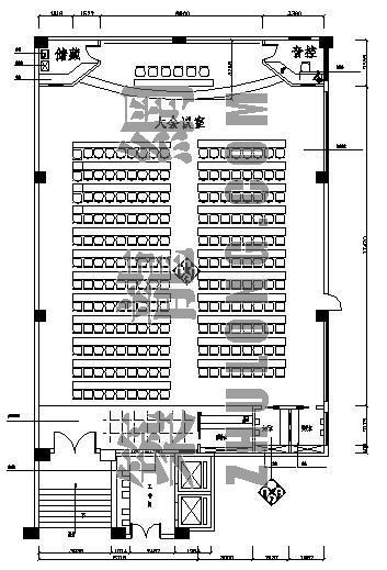 酒店会议室模型资料下载-某大酒店会议室装修图