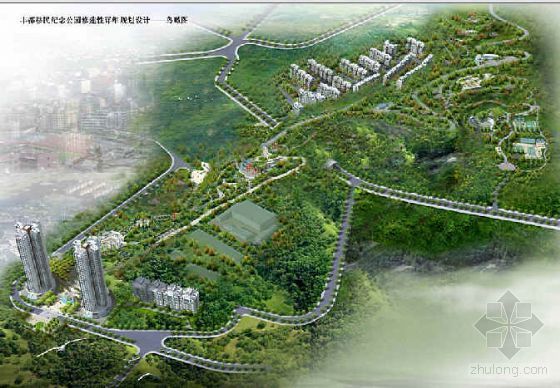 公共建筑室外景观设计图资料下载-重庆公园景观设计