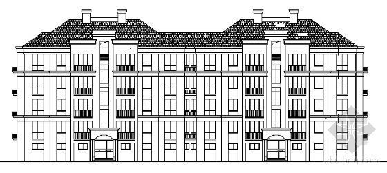 小型住宅楼建筑图资料下载-某四层小型住宅楼建筑施工图