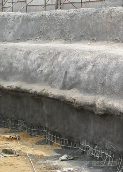旋喷法止水帷幕资料下载-止水帷幕复合土钉墙加权平均法施工工艺