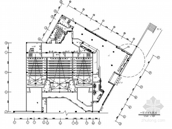 电影院大堂设计图资料下载-某电影院公共区域及卫生间室内装修施工图（含效果）