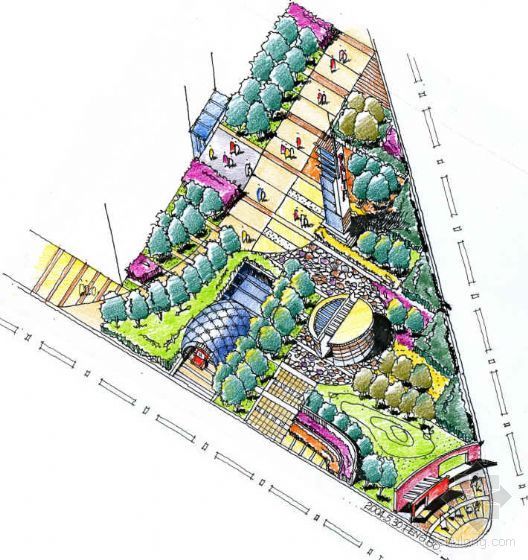 大连居住区设计资料下载-[大连]居住区景观概念设计方案