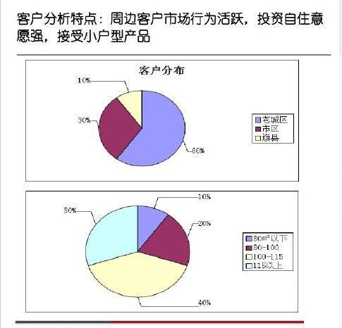 房地产项目前期策划及营销策略（294页，4个设计方案）-客户分布