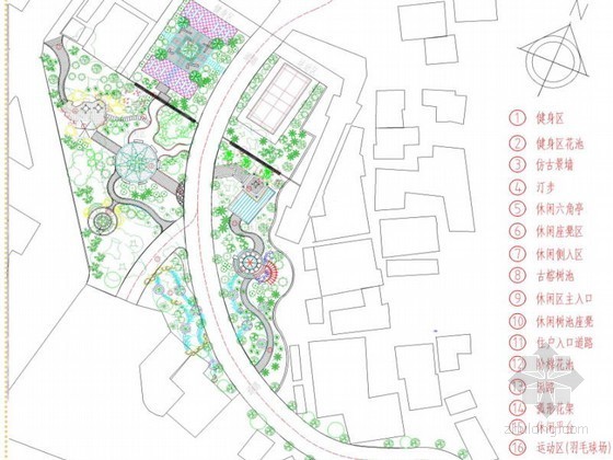 社区运动公园设计资料下载-社区休闲公园景观设计