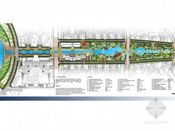 酒店概念性景观设计文本资料下载-[扬州]公园概念性景观设计方案二
