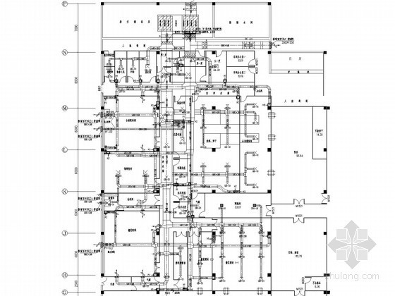 医药厂房土建设计资料下载-[江西]医药厂房净化空调系统设计施工图(含装饰)