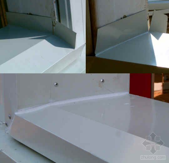 钢结构“窗下包角板”找坡新技术（QC)-3