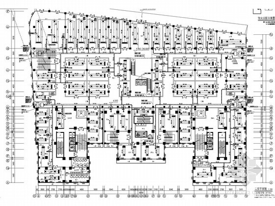 小型商铺空调图资料下载-[长沙]商业住宅楼暖通空调设计施工图