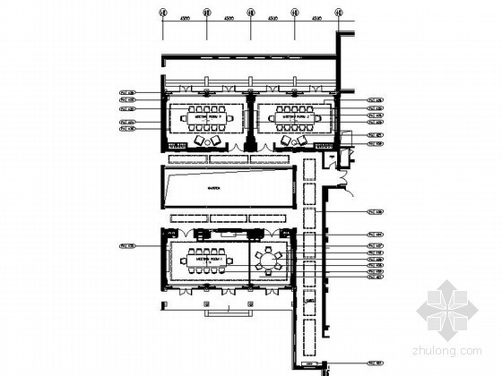 会议室顶面设计资料下载-[杭州]某主题酒店会议室装修图