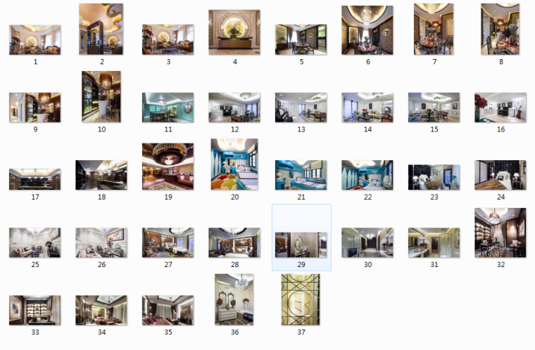 [上海]中式别墅样板间住宅室内设计方案（含实景图）-[上海]欧式别墅样板间住宅室内设计缩略图