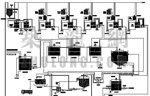 脱硫废气流程资料下载-广东某脱硫废水处理工艺流程图