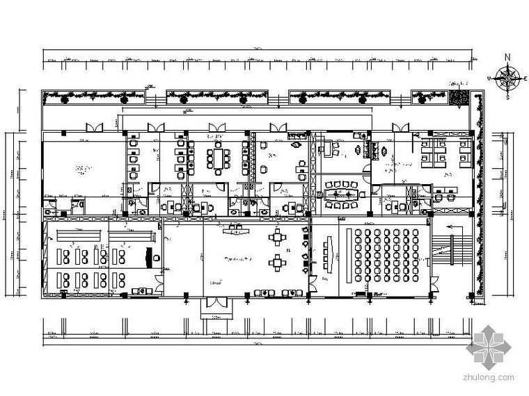 深圳装饰培训资料下载-[深圳]某社区工作站办公室装修图（含报价表）