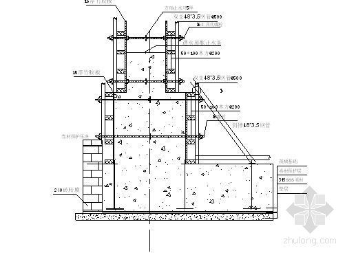 满堂架手架方案资料下载-湖南某高层模板施工方案