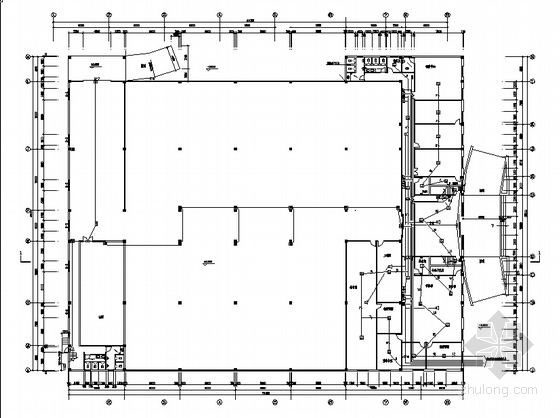 生产厂房和工作场所的消防要求资料下载-某二层厂房消防设计图
