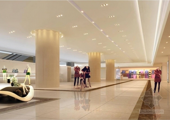 [吉林]大型室内外商业购物广场室内设计方案（设计逻辑清晰！  ）-[吉林]大型室内外商业购物广场室内设计方案（设计逻辑清晰！）效果图