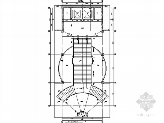 [福建]两层artdeco风格会所建筑施工图-两层artdeco风格会所建筑大样图