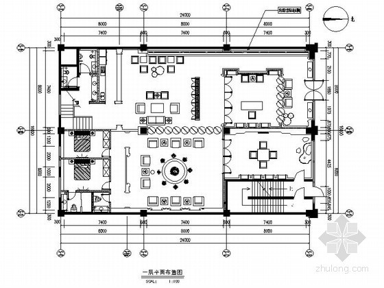 海南简化中式住宅资料下载-[海南]某中式奢华会所全套施工图（含效果）