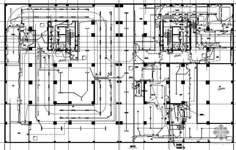 9层现代风格商住楼资料下载-某28层商住楼电气图纸