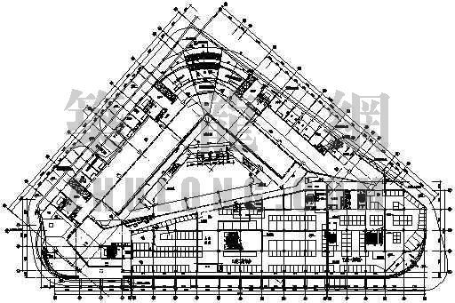 批发市场建筑图纸资料下载-株洲某女装批发市场电气布置图