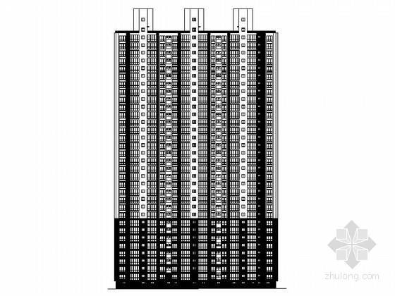 三十三层住宅楼给排水资料下载-[德州]某三十三层住宅楼建筑施工图