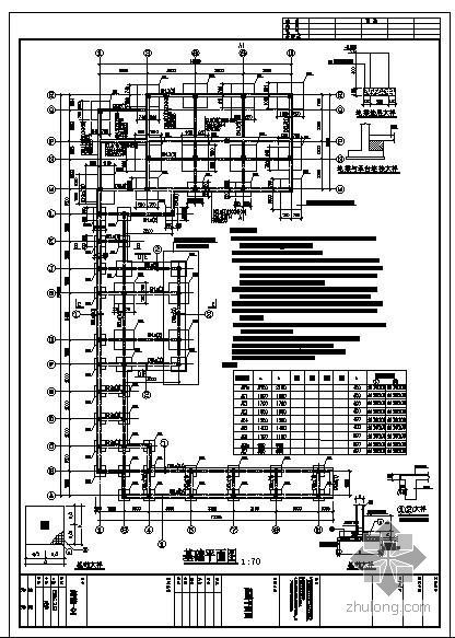 古建筑长廊结构资料下载-长安某古建筑结构图