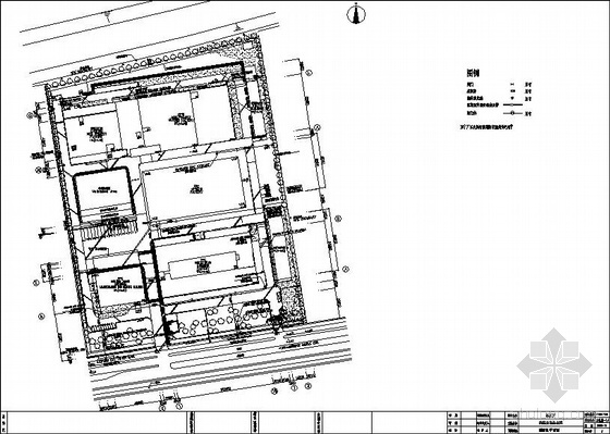 室外消防平面布置图资料下载-新建危险品仓库室外消防平面图