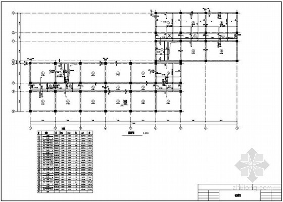 钢门CAD图资料下载-[学士]唐山某6层框架办公楼毕业设计（含计算书、建筑、结构图）