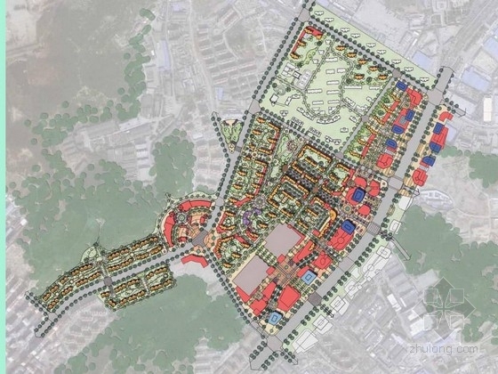 城市片区设计案例资料下载-[青岛]城市新居住片区景观概念规划设计方案