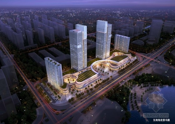 建筑功能流线分析图资料下载-[江苏]现代风格高层商业综合体设计方案文本