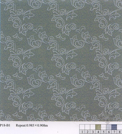 割绒地毯材质贴图资料下载-花纹灰色地毯贴图