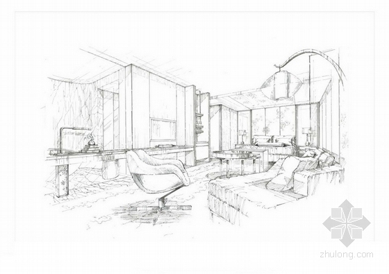 [上海]中心某五星级高档酒店客房室内设计全套概念方案-图5