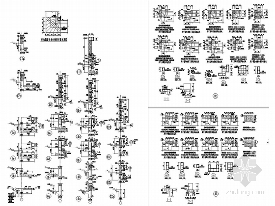 [四川]32层全现浇钢筋混凝土剪力墙结构住宅楼结构施工图-节点详图