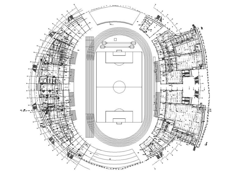 呼和浩特建筑施工图资料下载-[呼和浩特]大型足球体育馆给排水消防太阳能系统施工图（含泵房）