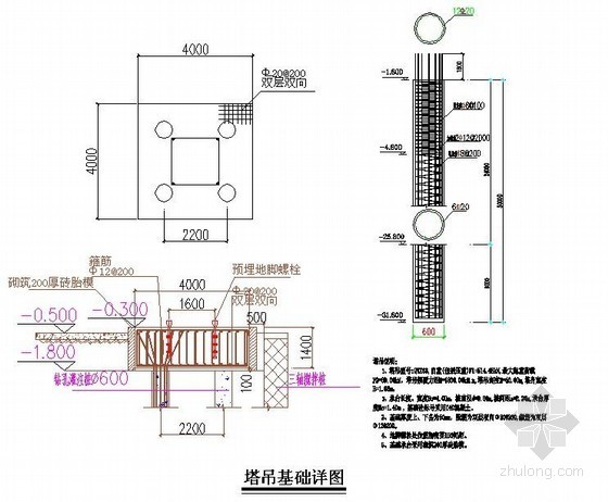 塔吊安装的验算资料下载-[上海]JTZ5510型塔吊安装拆除专项施工方案(附节点图 计算书)
