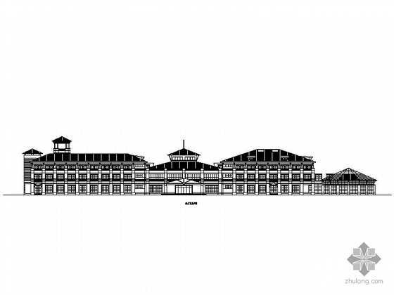 某三层会所建筑方案资料下载-[武汉]某三层会所建筑方案图