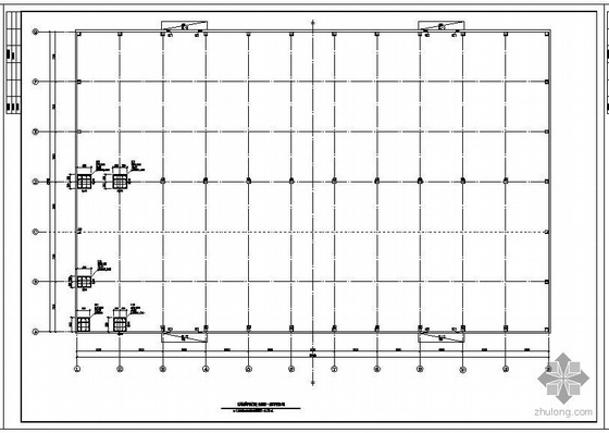 某框排架双T板屋面结构设计图- 