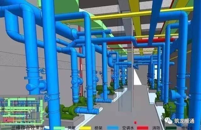 利用BIM技术模拟制冷机房管线实例_6