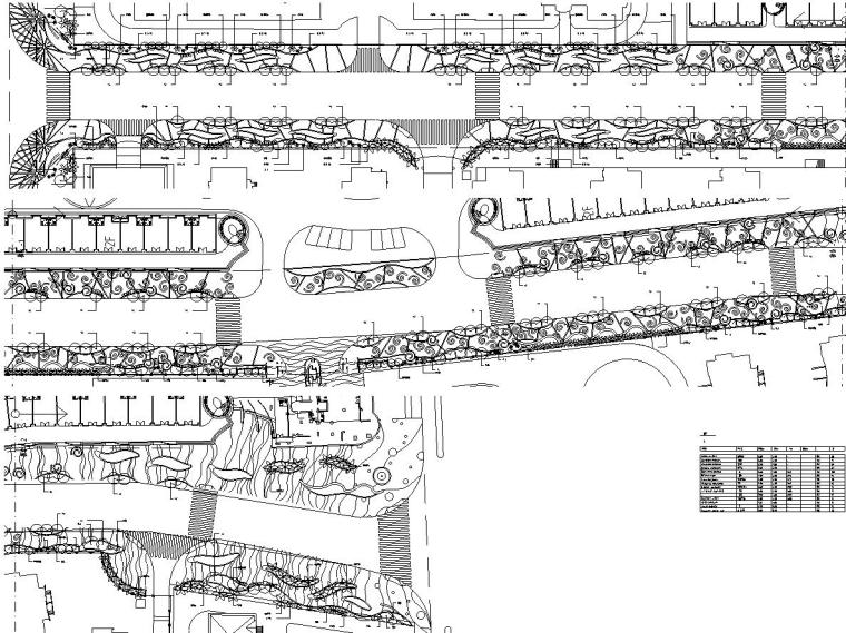 景观施工图纸目录CAD资料下载-[上海]海月大道景观全套施工图.设计文件（包含cad+52个）