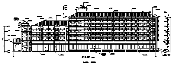 高层度假中心建施全套图