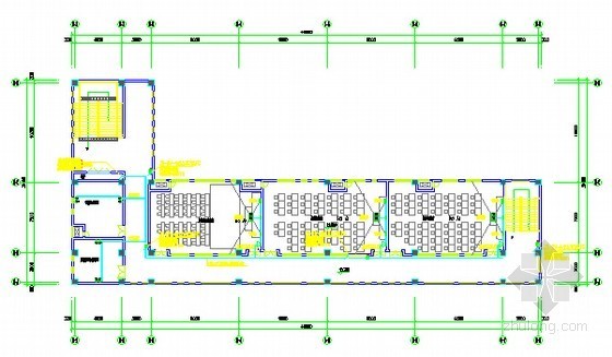 [南京]保障房项目建筑安装工程招标控制价实例(4个标段 含图纸)-弱电平面图 