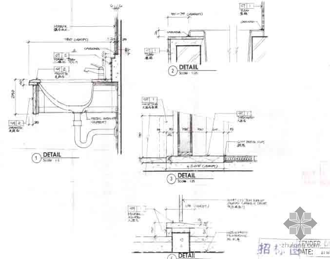 五星级酒店客房样板间施工图- 