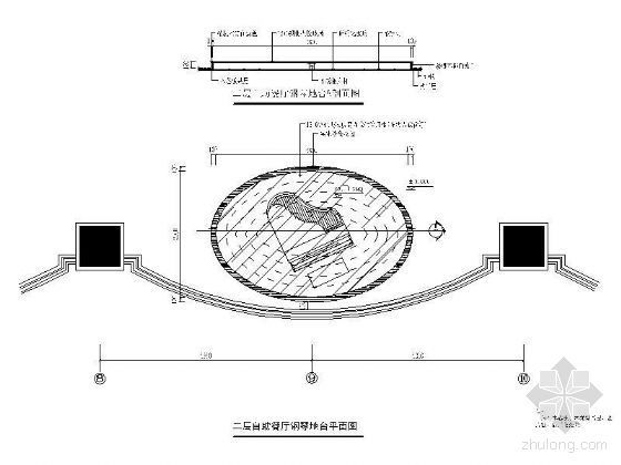高档餐厅自助厨房资料下载-自助餐厅钢琴地台详图
