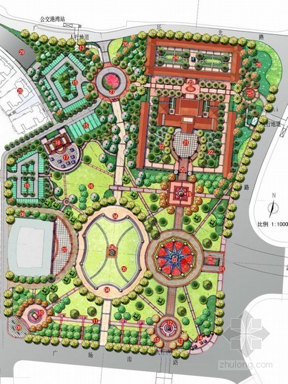 纪念性主题景观设计资料下载-[武汉]纪念性广场景观规划设计方案